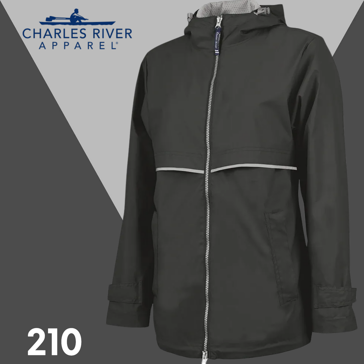 Custom Monogrammed WOMEN'S NEW ENGLANDER® RAIN JACKET 5099