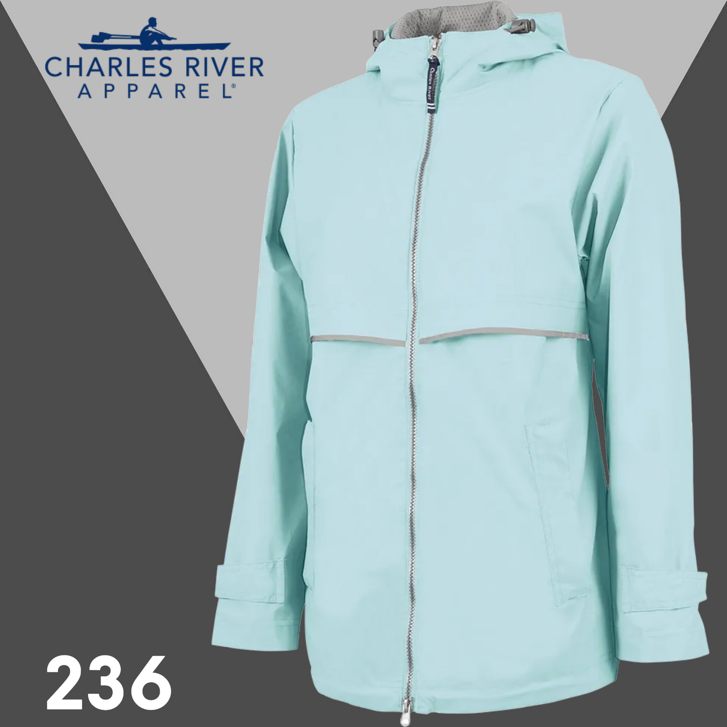 Custom Monogrammed WOMEN'S NEW ENGLANDER® RAIN JACKET 5099