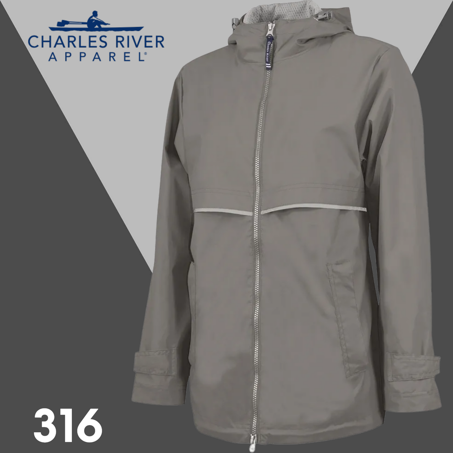 Custom Monogrammed WOMEN'S NEW ENGLANDER® RAIN JACKET 5099