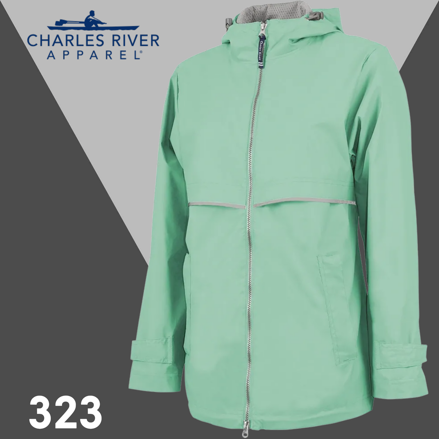 Custom Monogrammed WOMEN'S NEW ENGLANDER® RAIN JACKET 5099