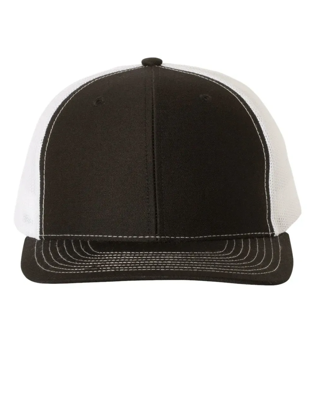 Custom Leather Patch Richardson 112 Trucker Hat