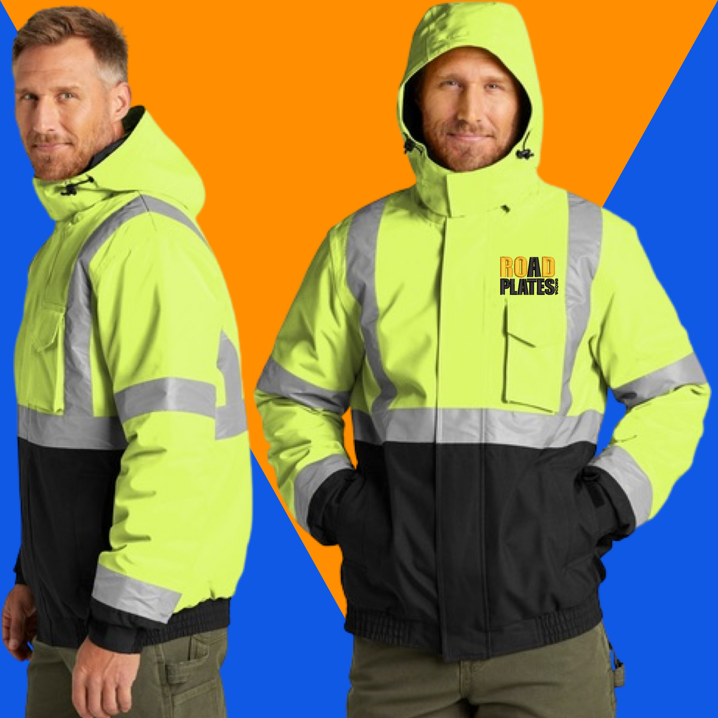Custom Embroidered CornerStone® ANSI 107 Class 3 Waterproof Insulated Bomber Jacket