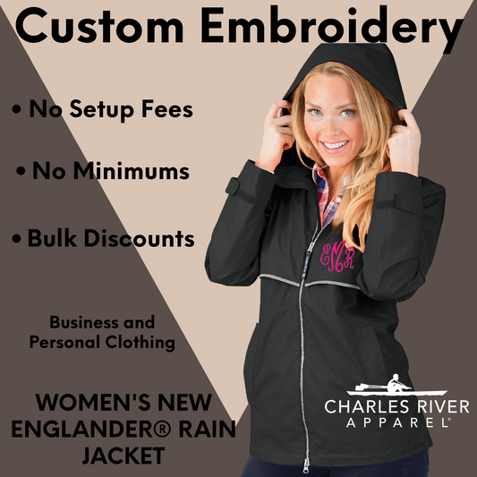 Custom Monogrammed  WOMEN'S NEW ENGLANDER® RAIN JACKET 5099