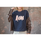 Mama Chenille Yarn Sweatshirt - Gildan 18000 - Cozy Knitwear for Mom