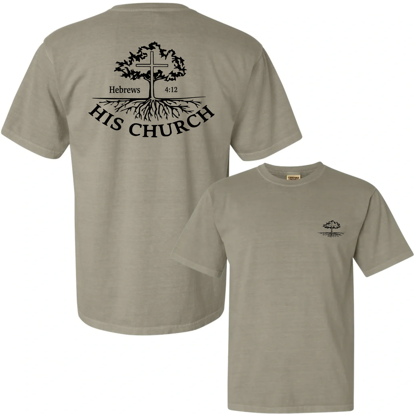 His Church Adult Printed Tee
