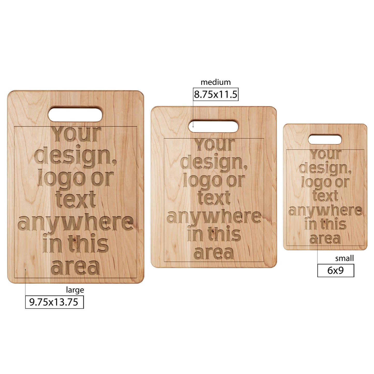 Personalized Maple Cutting Board - Handcrafted Solid Wood - Laser Engraved - Durable & Stunning - Custom Kitchen Decor Gift - Made in USA