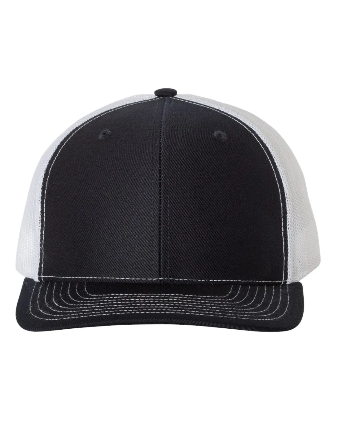 Custom Leather Patch Richardson 112 Trucker Hat