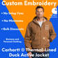Custom Embroidered Carhartt Thermal-Lined Duck Active Jacket- Personalized Logo Jacket
