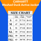 Custom Embroidered Carhartt Washed Duck Active Jacket - Personalized Logo Jacket - Men's Workwear Monogramed Jacket