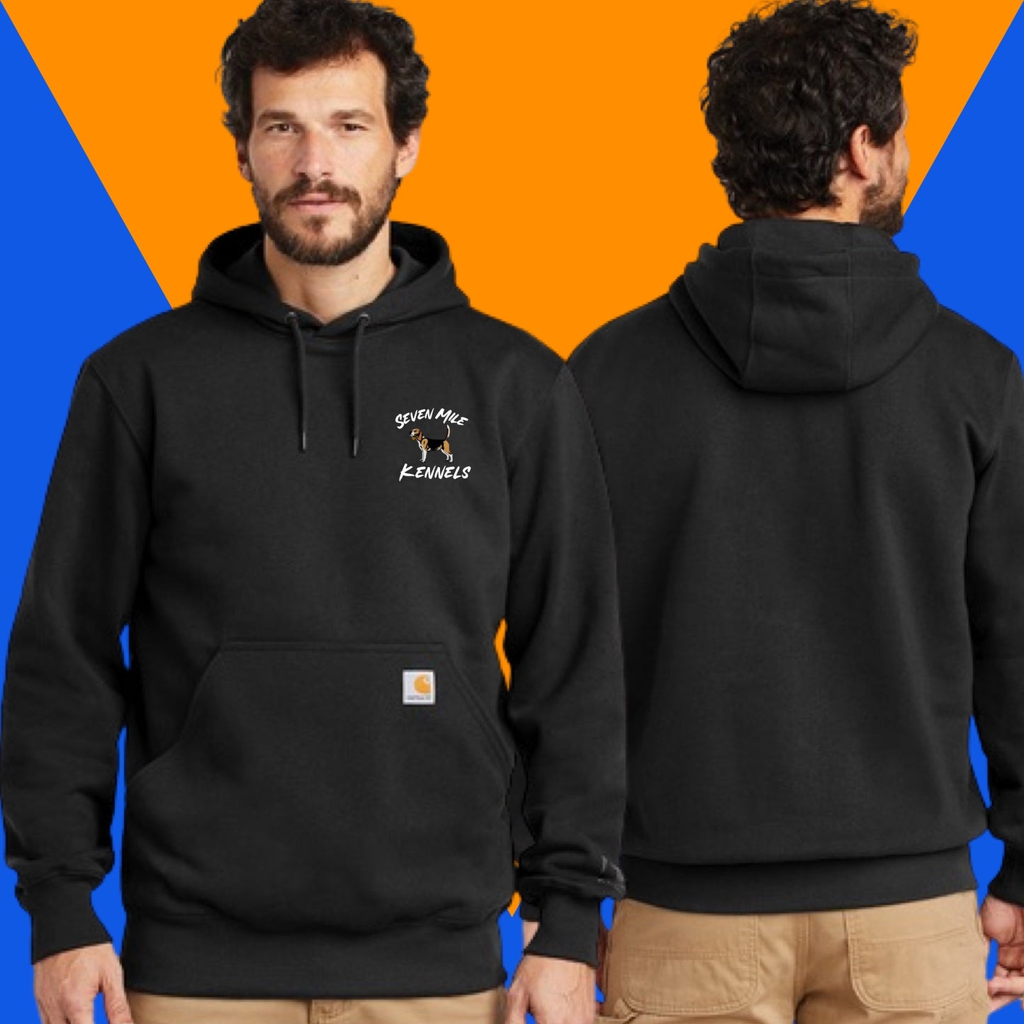 Custom Embroidered Carhartt Midweight 1/4-Zip Mock Neck Sweatshirt - Personalized Logo Sweatshirt