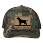 GST Labrador Leather Patch Richardson 112 Trucker Hat