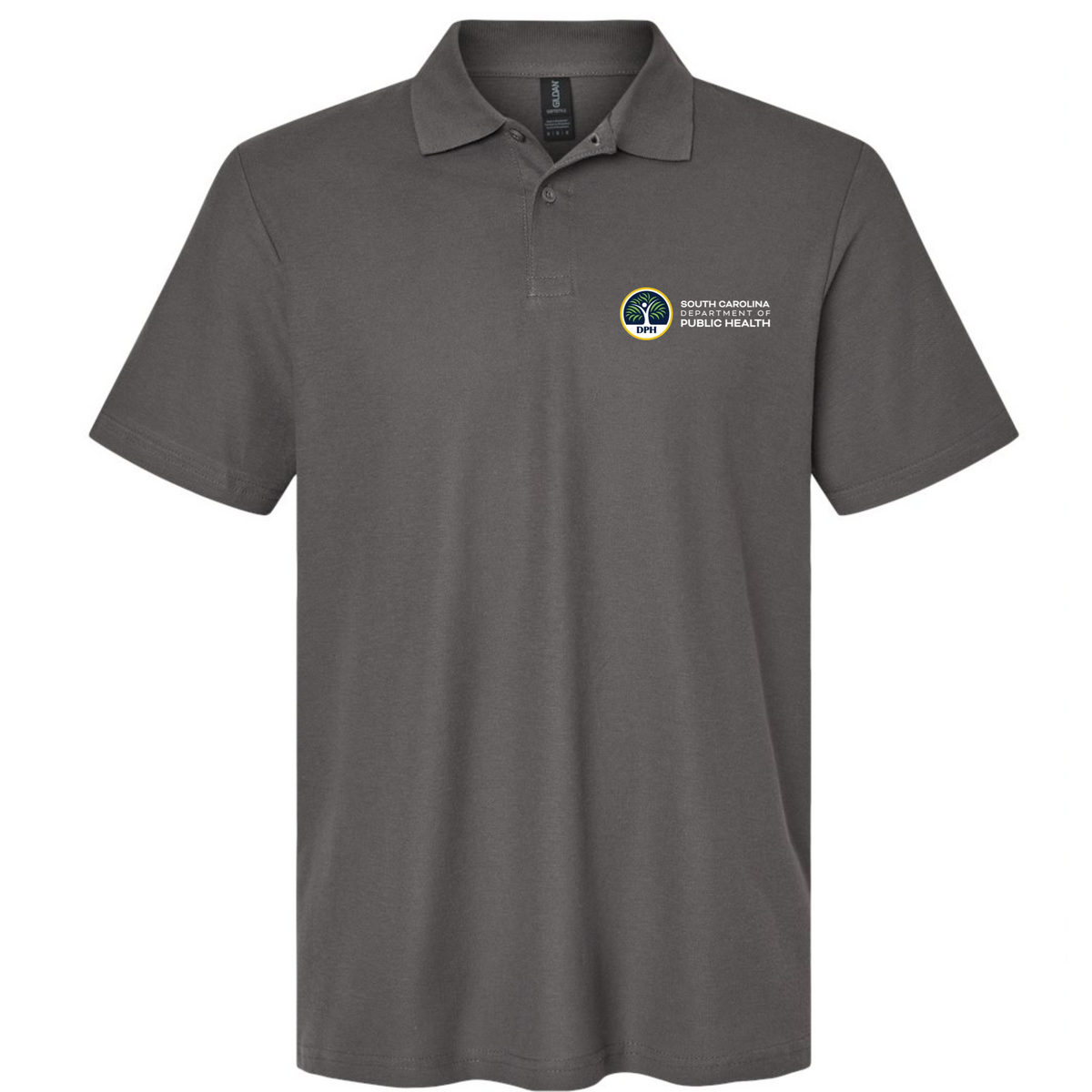 '-Embroidered Button Polo- (New Logo)