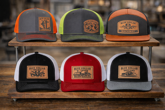 Blue Collar Richardson 112 Trucker Leather Patch Hat