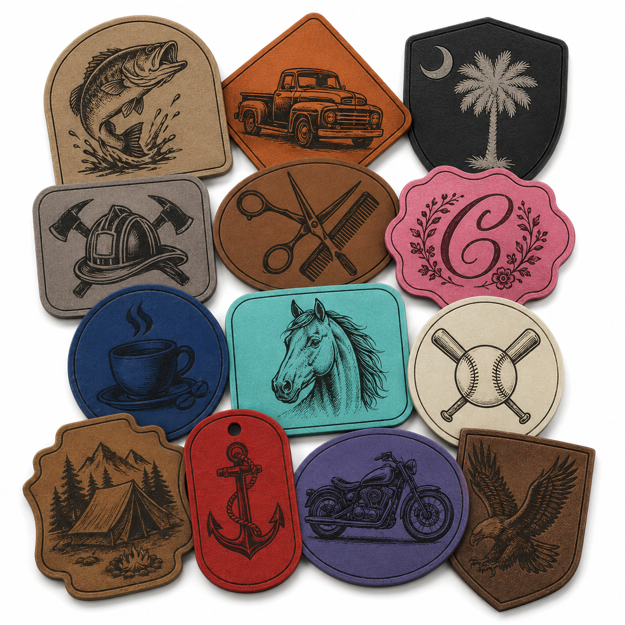 Custom Leatherette Patches
