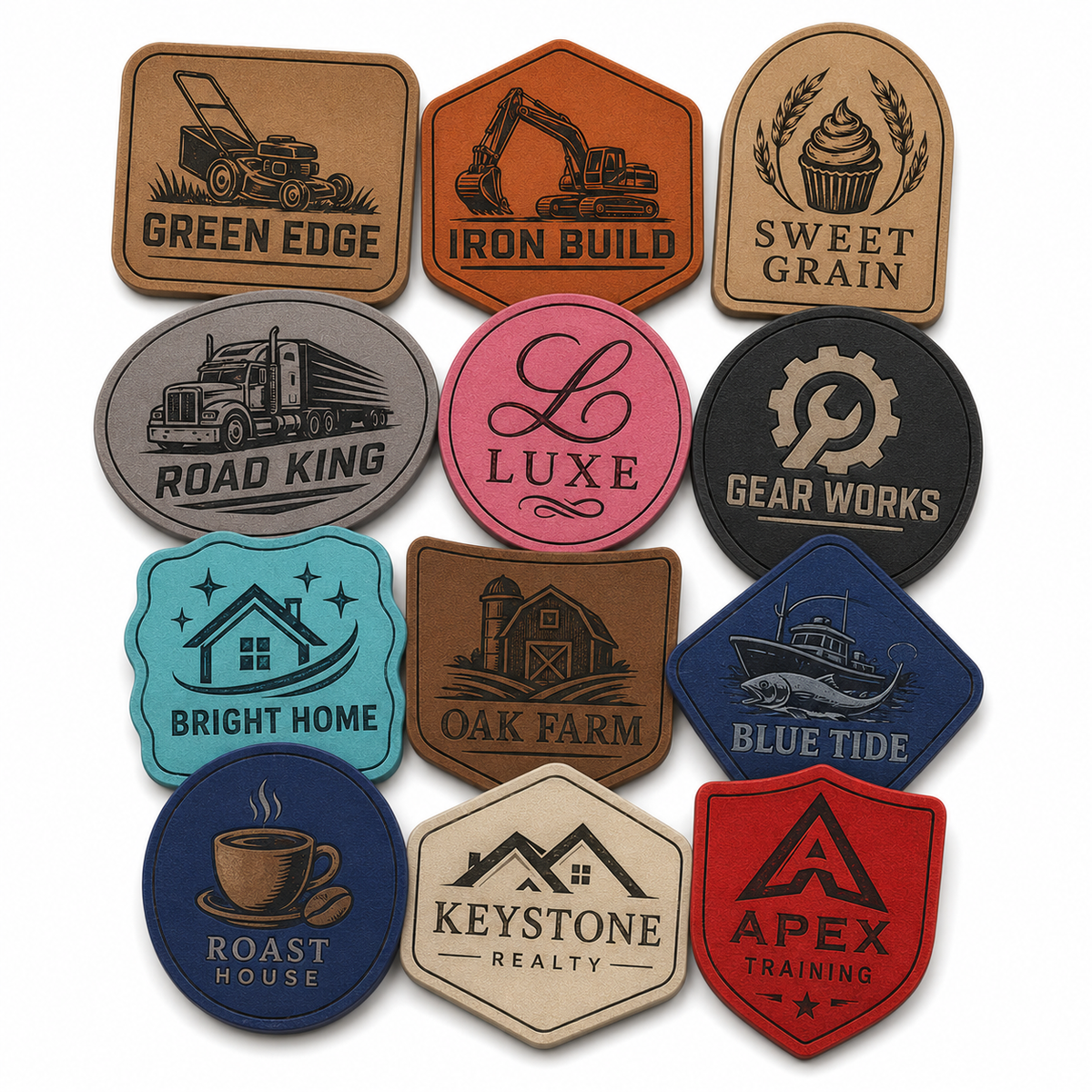 Custom Leatherette Patches