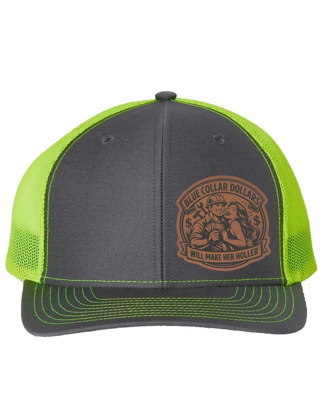 Blue Collar Richardson 112 Trucker Leather Patch Hat