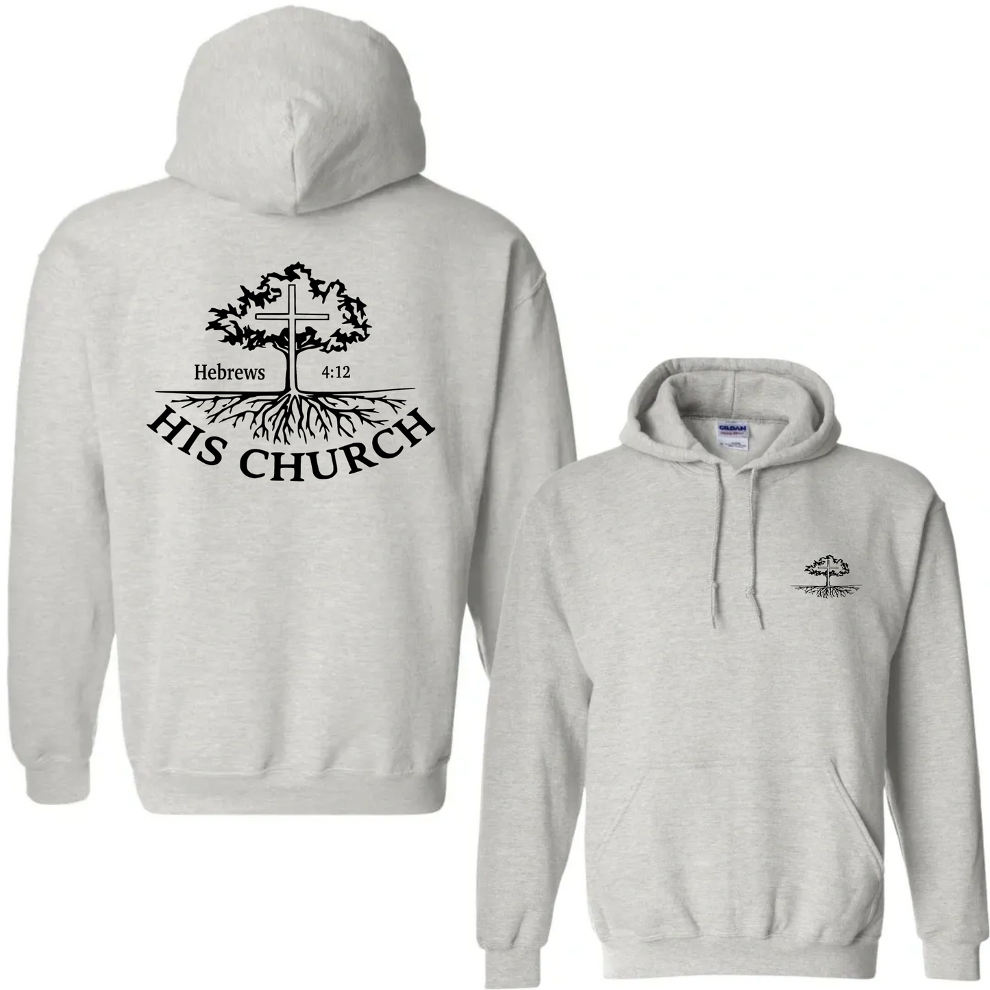 His Church  Printed Hoodie