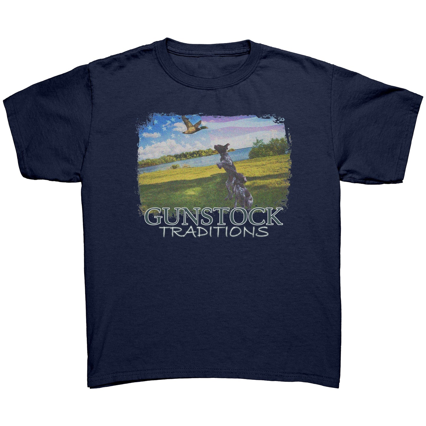 GST Jumping Dog Youth Logo Tee