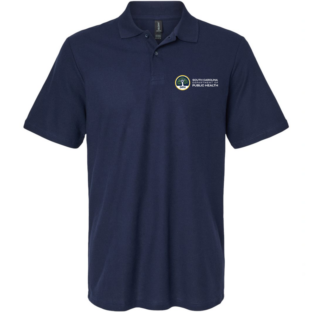 '-Embroidered Button Polo- (New Logo)