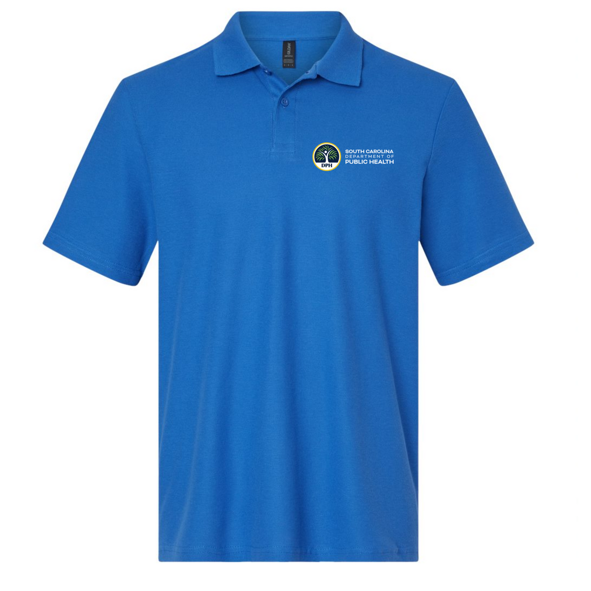 '-Embroidered Button Polo- (New Logo)