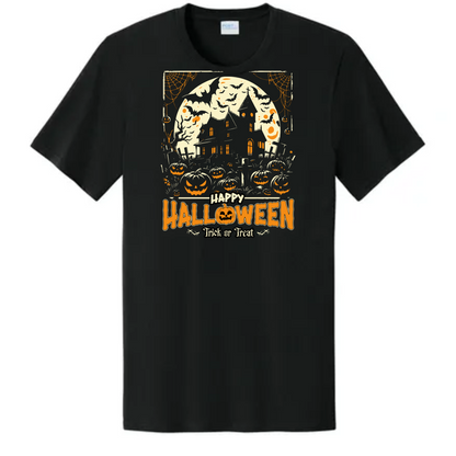 Halloween Haunted House Shirt | Trick or Treat Pumpkin T-Shirt