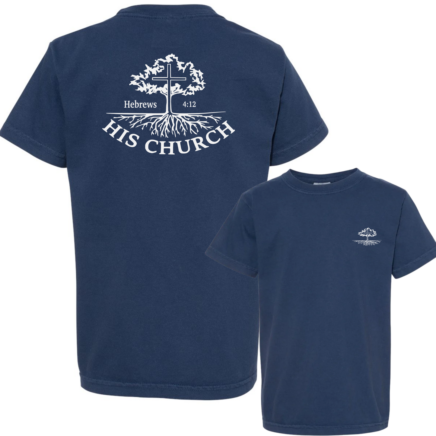 His Church Youth Printed Tee