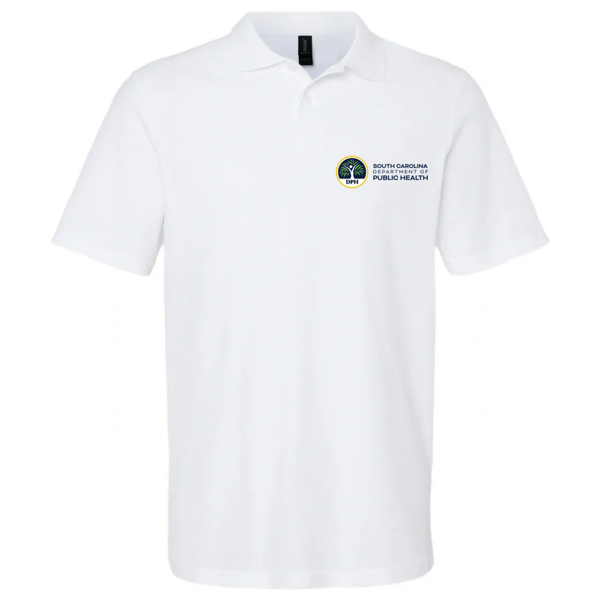 '-Embroidered Button Polo- (New Logo)