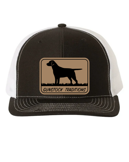 GST Labrador Leather Patch Richardson 112 Trucker Hat