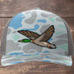Mallard Duck Embroidered Richardson 112FP Trucker Cap - Outdoor Wildlife Hat - Mallard - Duck Hunting - Hunter gift-Duck Camo
